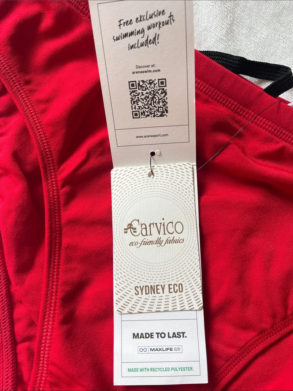 Arena Red Men’s Swim Trunks
